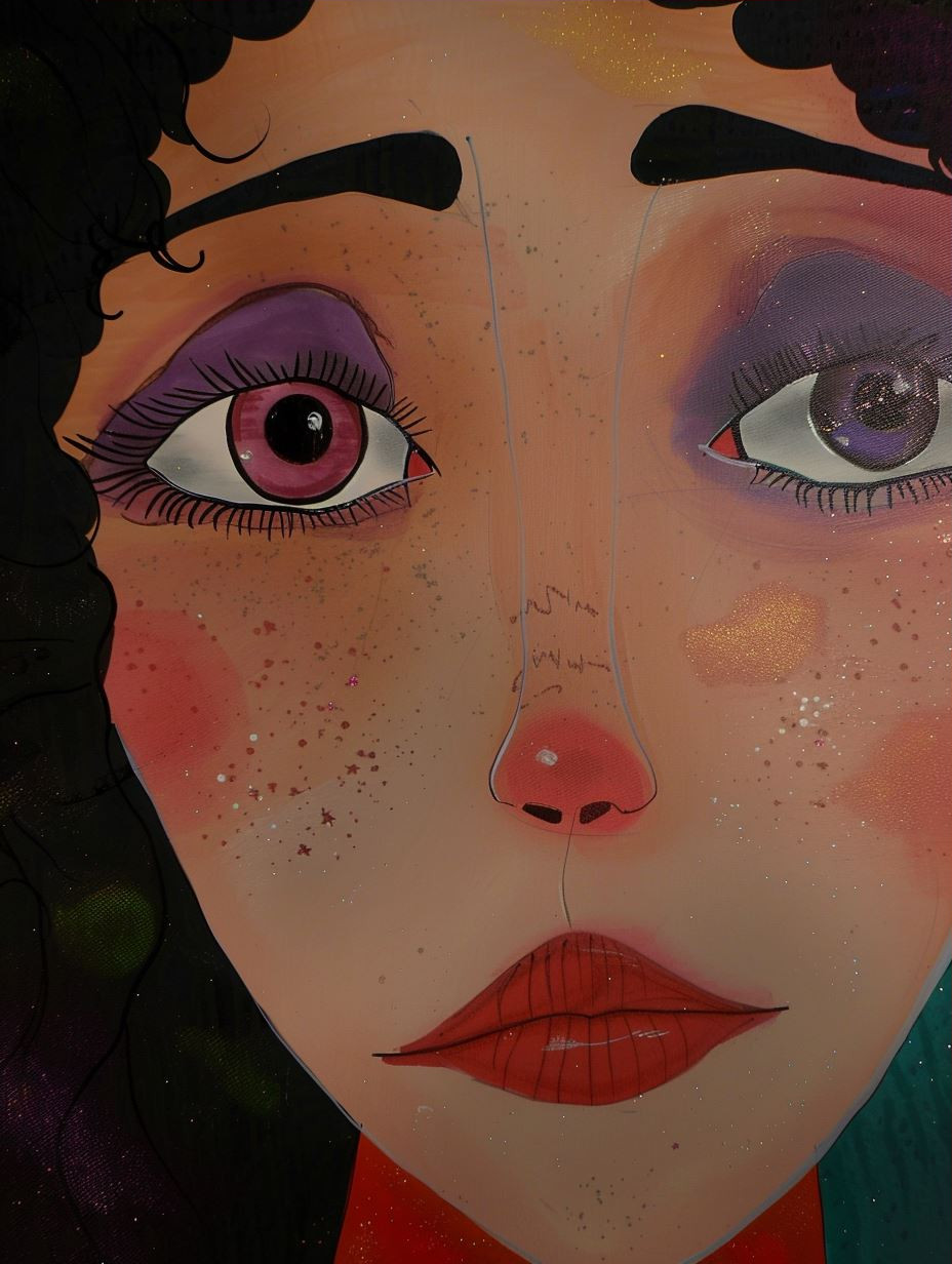 Whimsical Stylized Female Portraits - Image 3