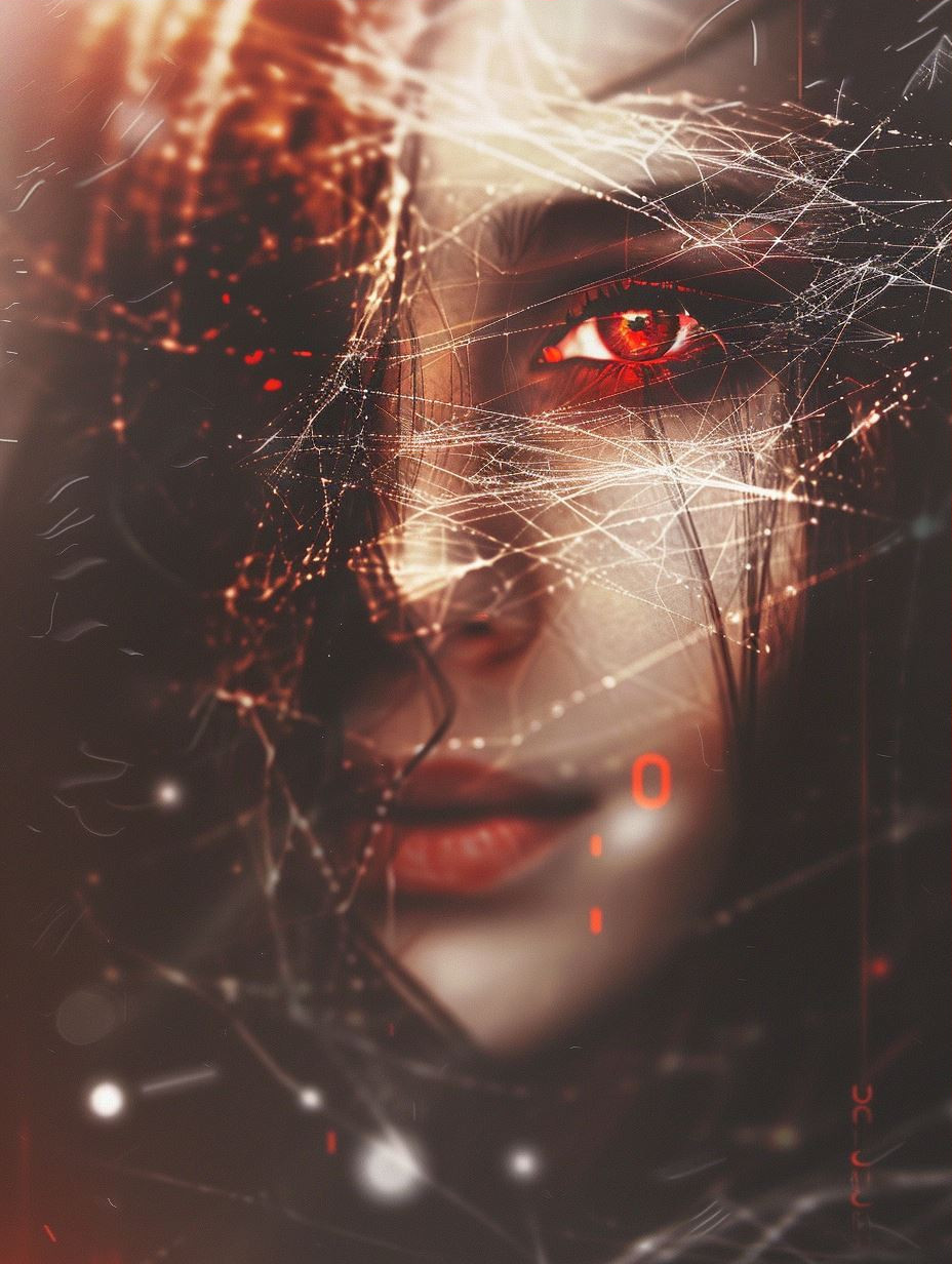 Crimson Digital Neural Consciousness - Image 3