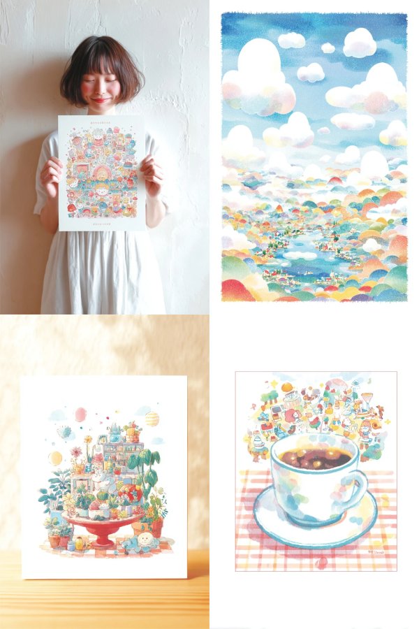 Whimsical Pastel Dreamscape