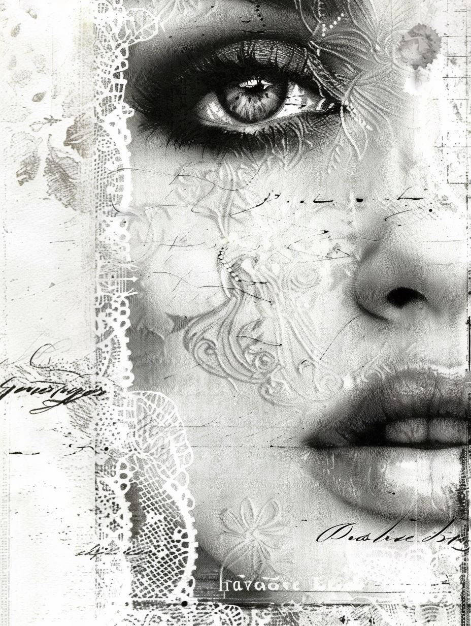 Whispers of Vintage Ink Portraits - Image 4