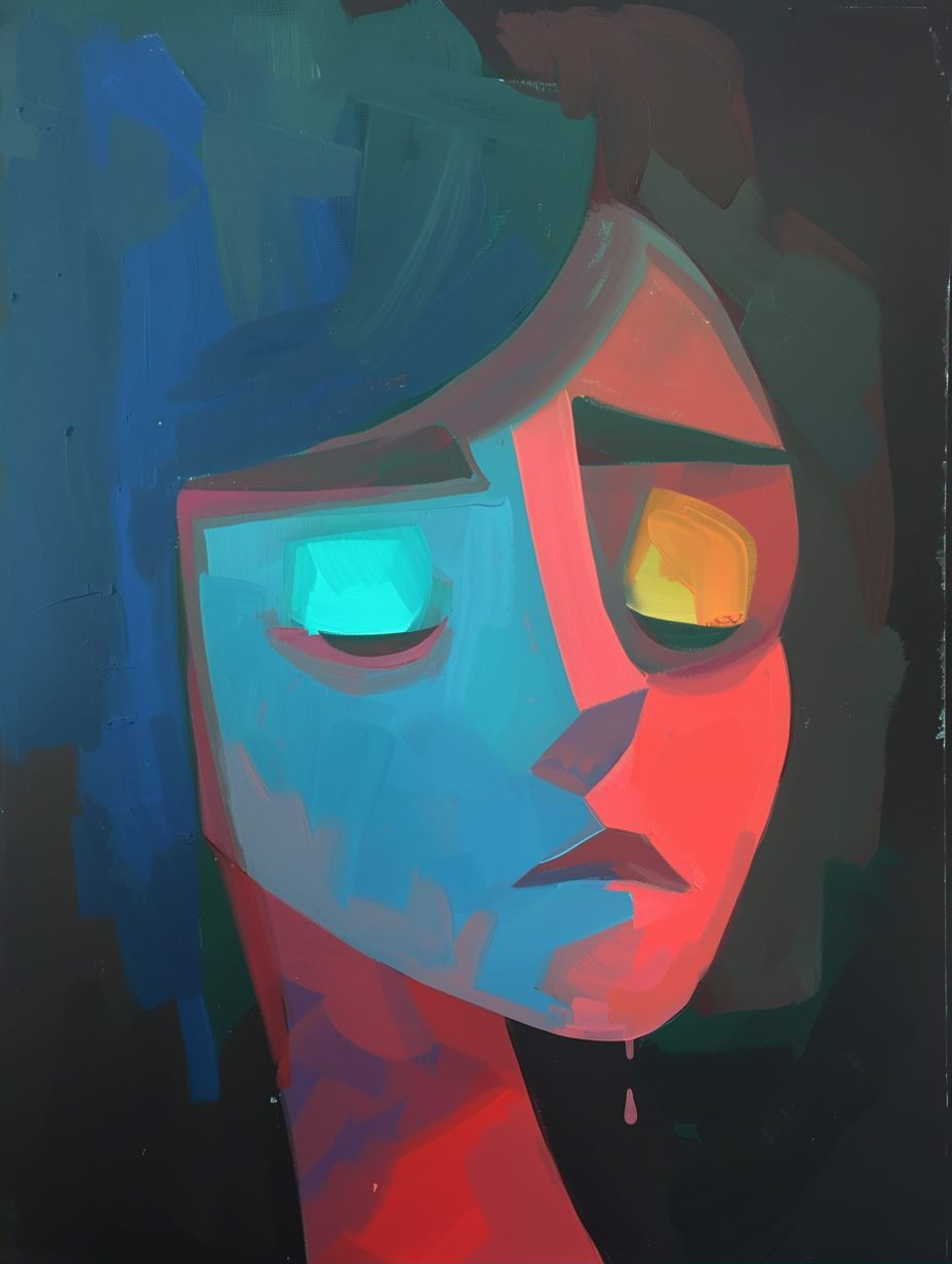 Ethereal Portraits of Neon Melancholy - Image 1