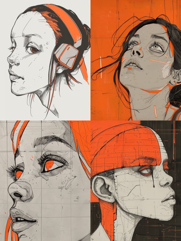 Digital Soul: A Study in Orange