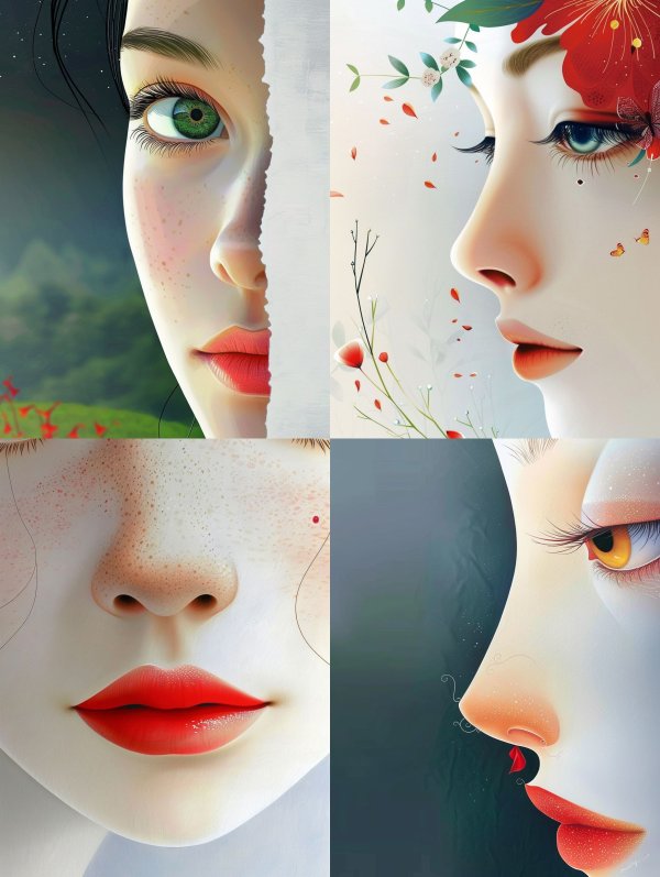 Ethereal Visions of Feminine Beauty