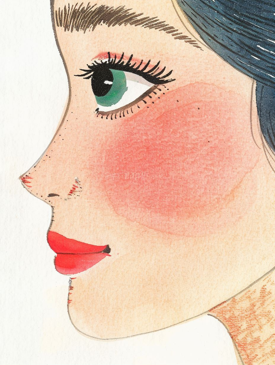Soft Watercolor Portrait Studies - Image 2