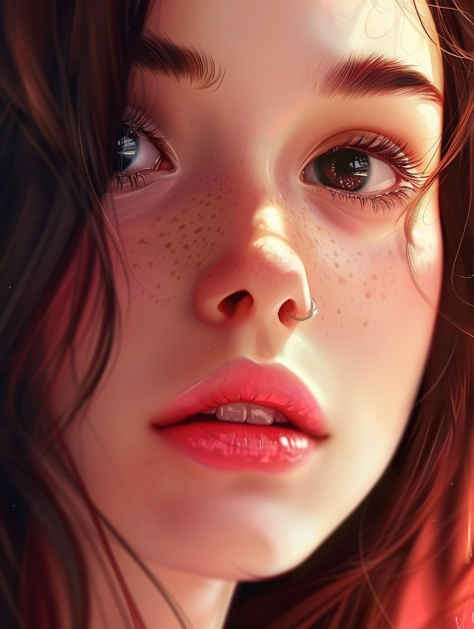 Emotional Spectrum: AI Portrait Study - Image 4
