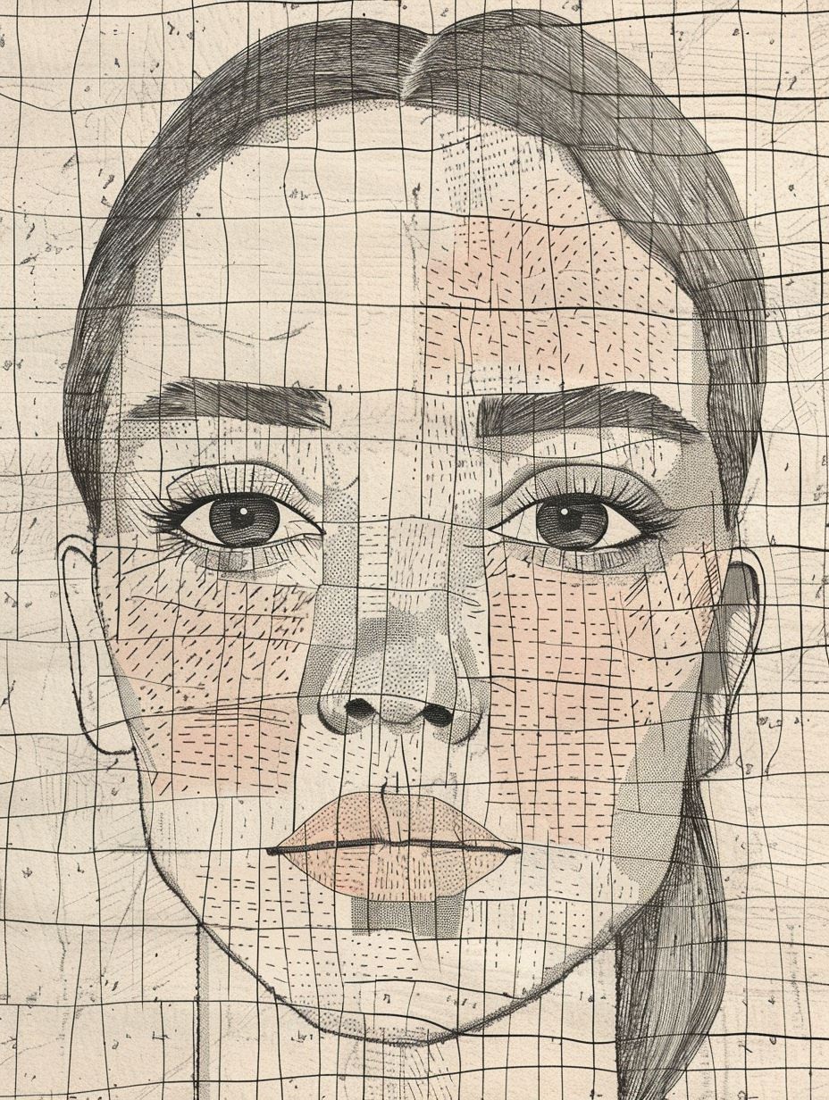 Grid Based Graphite Portrait Studies - Image 2