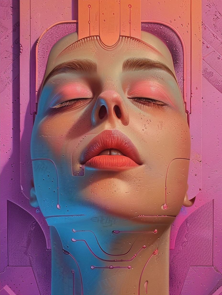 Neon Dreams of Synthetic Souls - Image 4