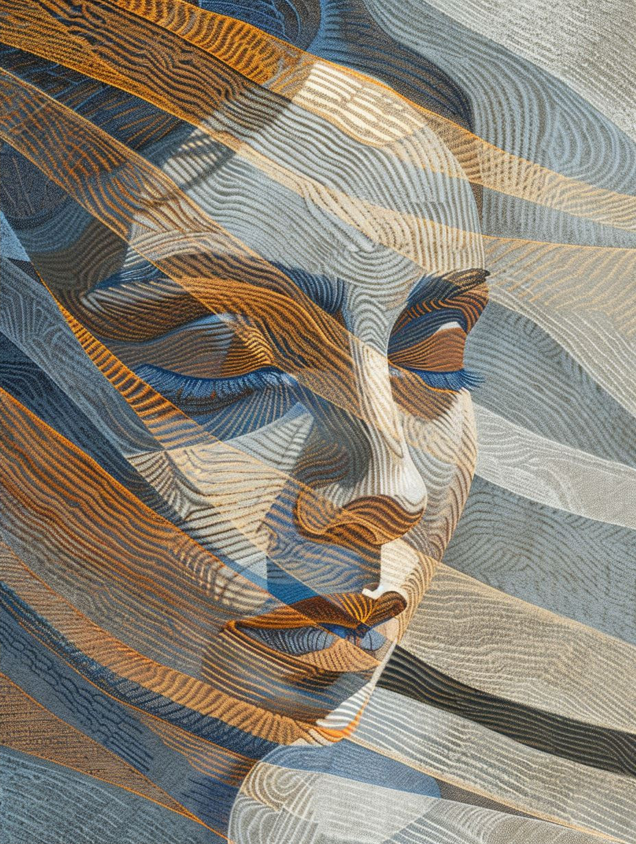Ethereal Linear Portrait Studies - Image 2