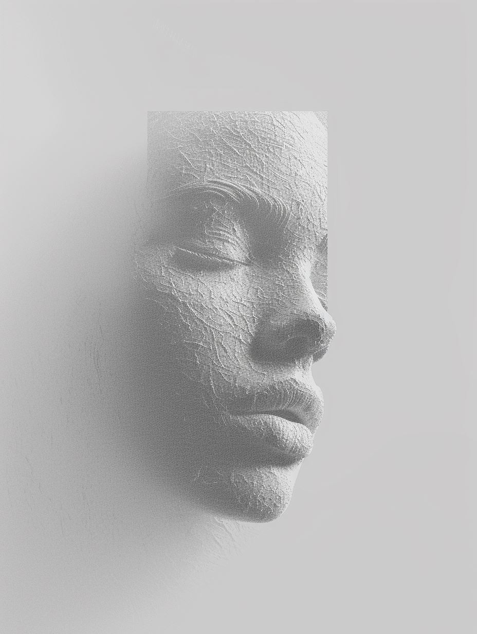 Ethereal Gaze Through Dandelion Silk - Image 3