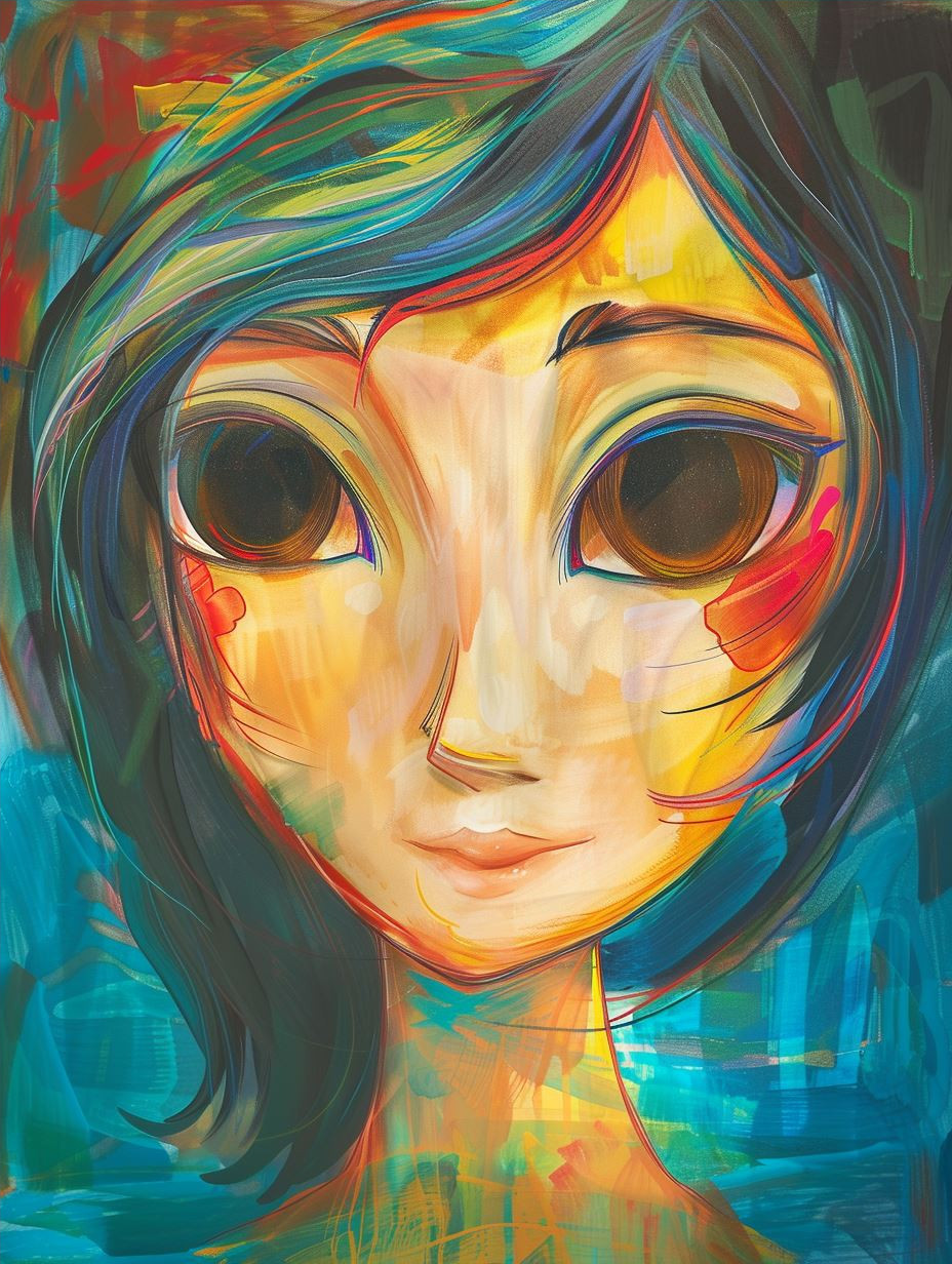 Radiant Inner Peace Portrait - Image 4