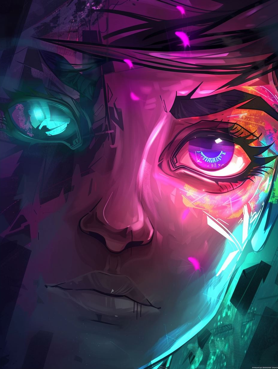 Neon Visions: A Digital Art Quartet - Image 2