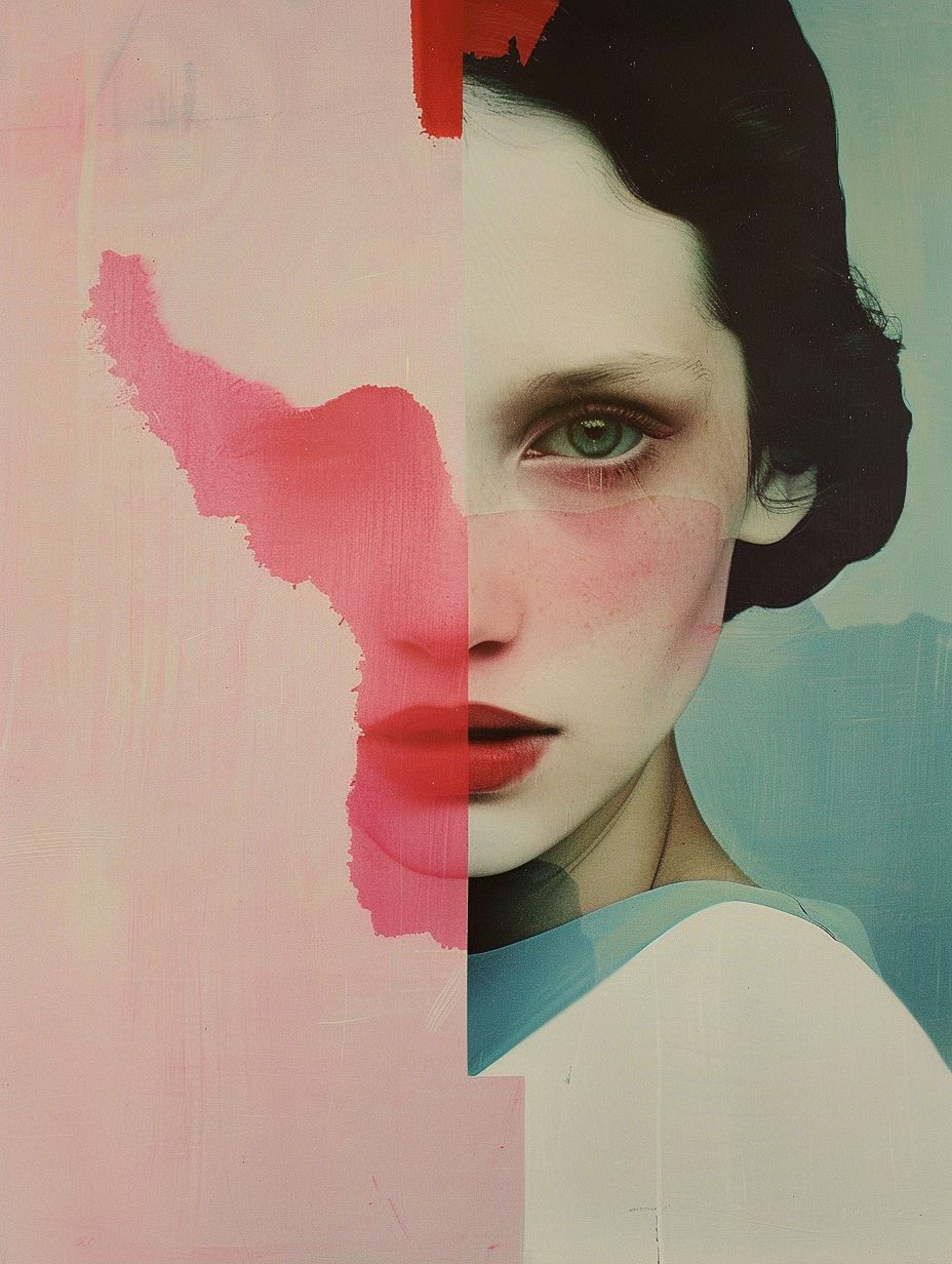 Fragmented Femininity in Pink - Image 2