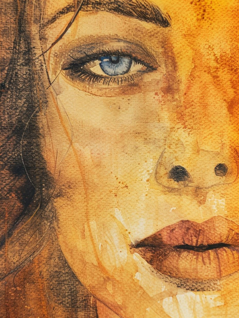 Golden Hues of a Divided Soul - Image 2