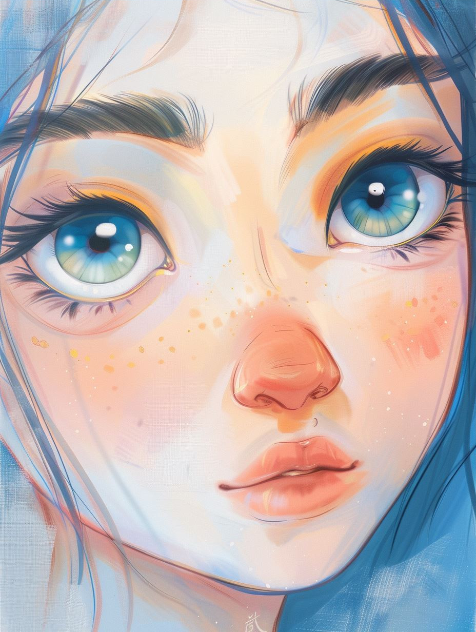 Ethereal Gazes: A Digital Art Collection - Image 3