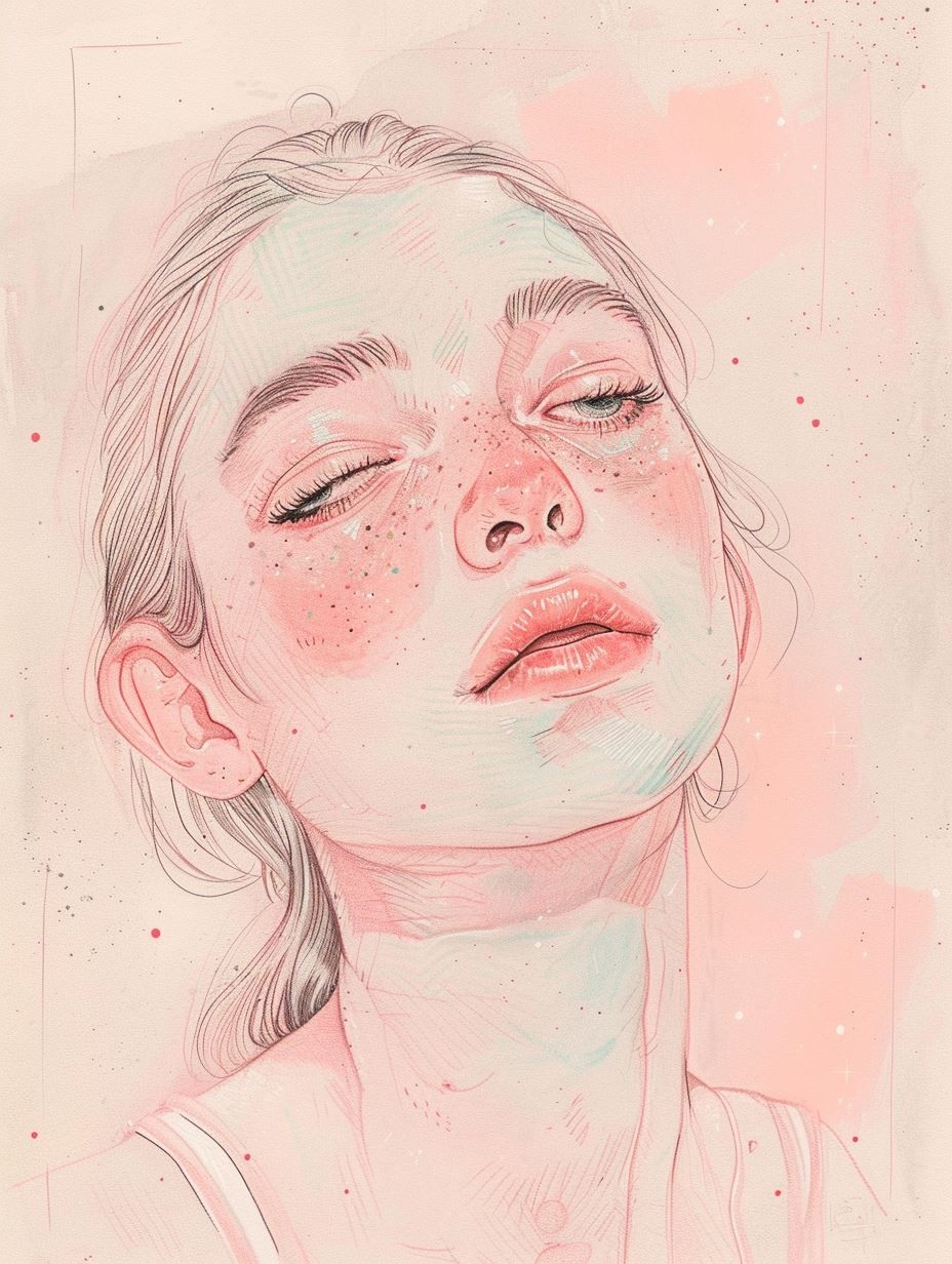 Ethereal Whispers in Pastel Pink - Image 4