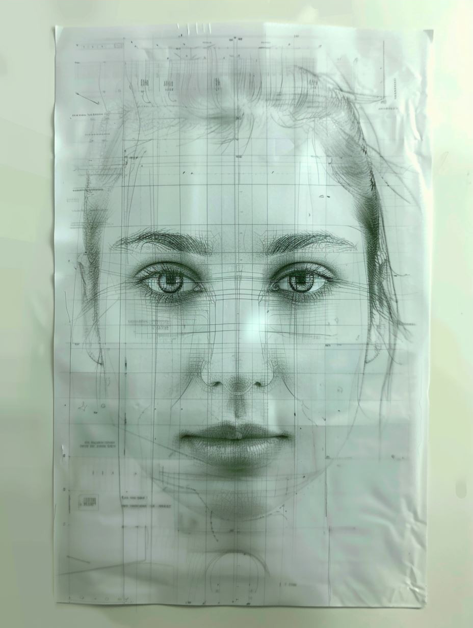 Digital Glitch Ethereal Gaze - Image 3
