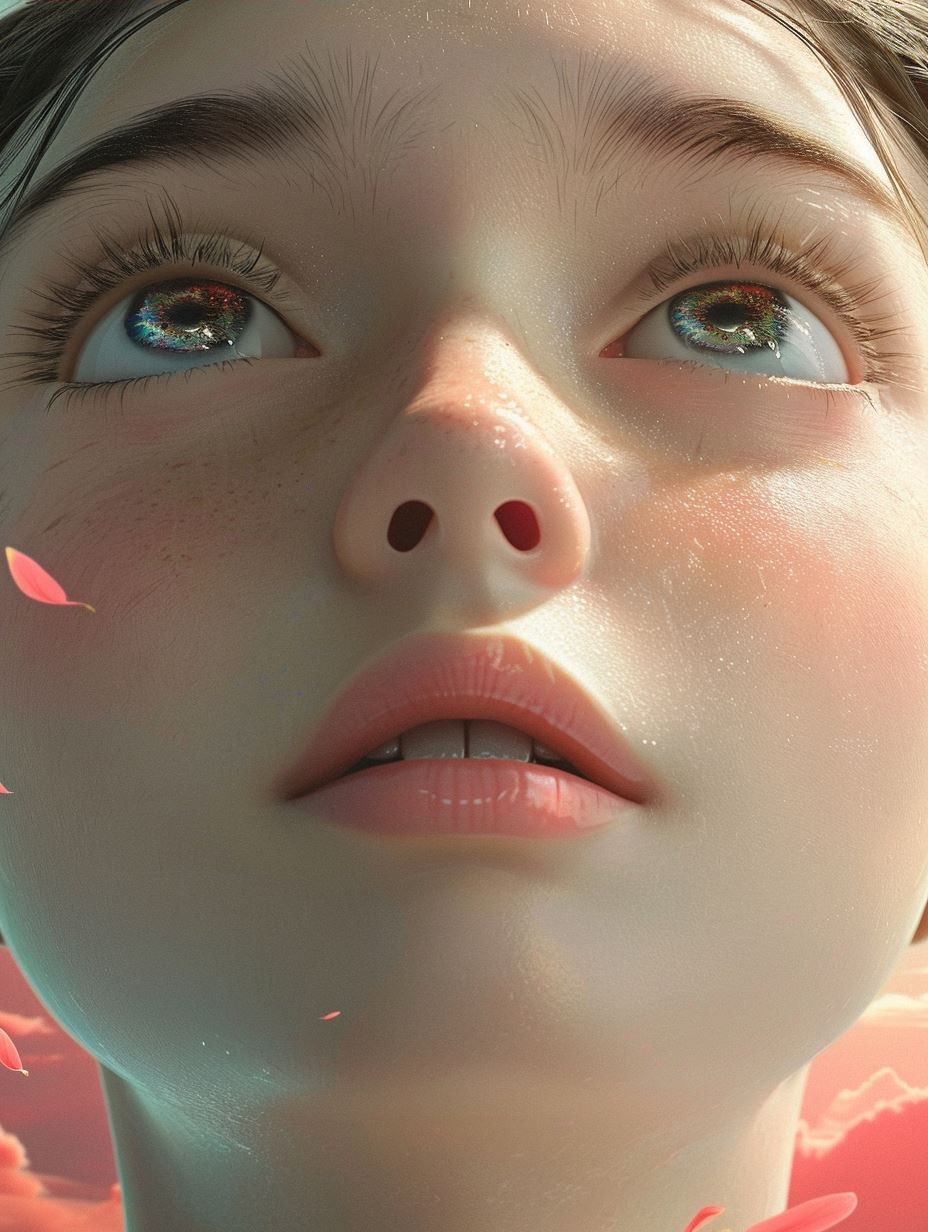 Ethereal Gaze of Digital Souls - Image 3