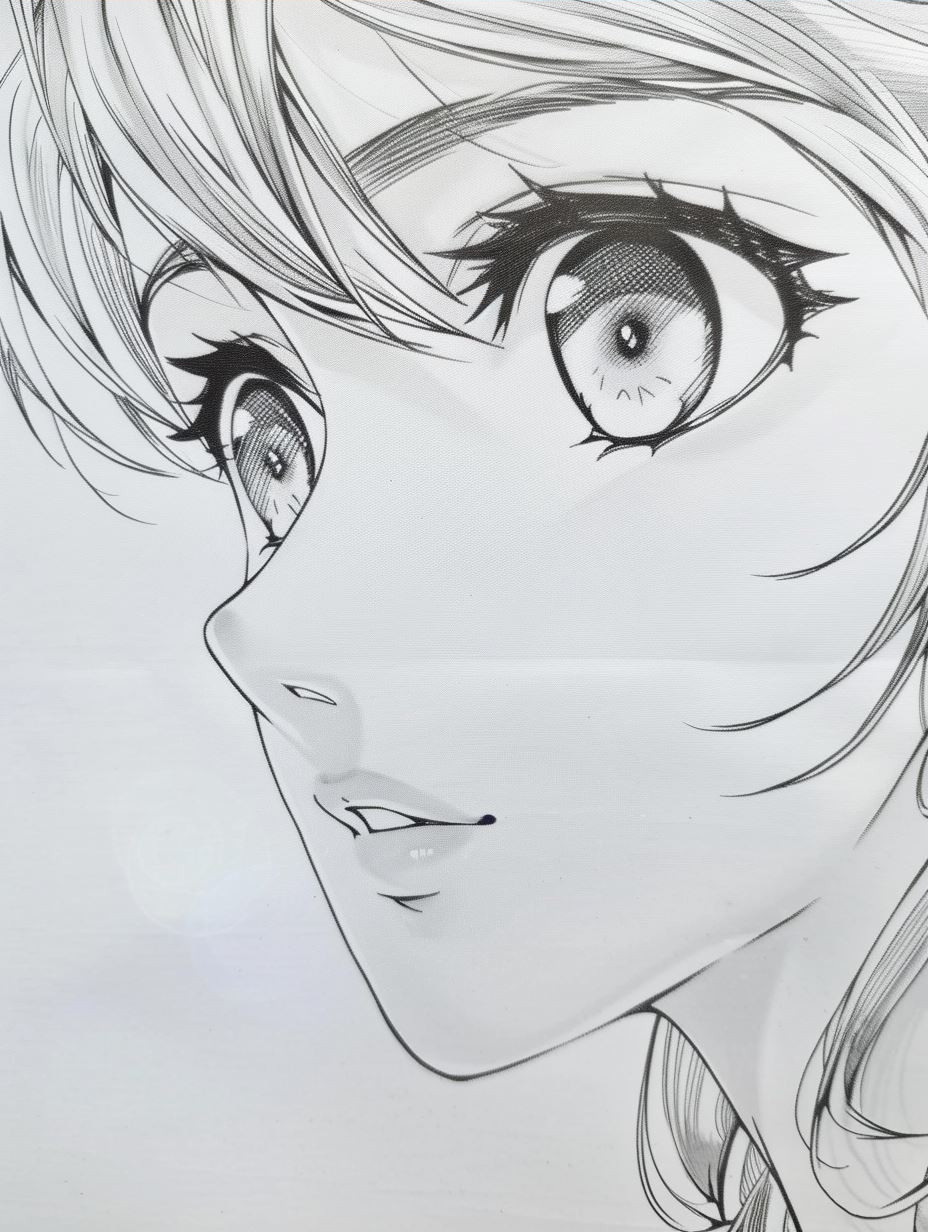 Ethereal Gazes: A Study in Anime Art - Image 3
