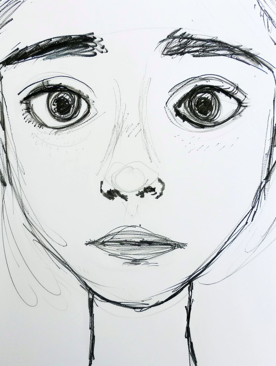 Raw Emotional Sketchbook Studies - Image 4
