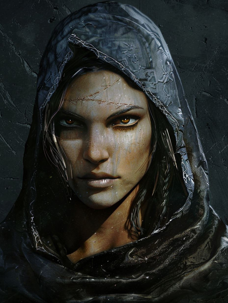 Shadowed Gaze of the Outcast - Image 1