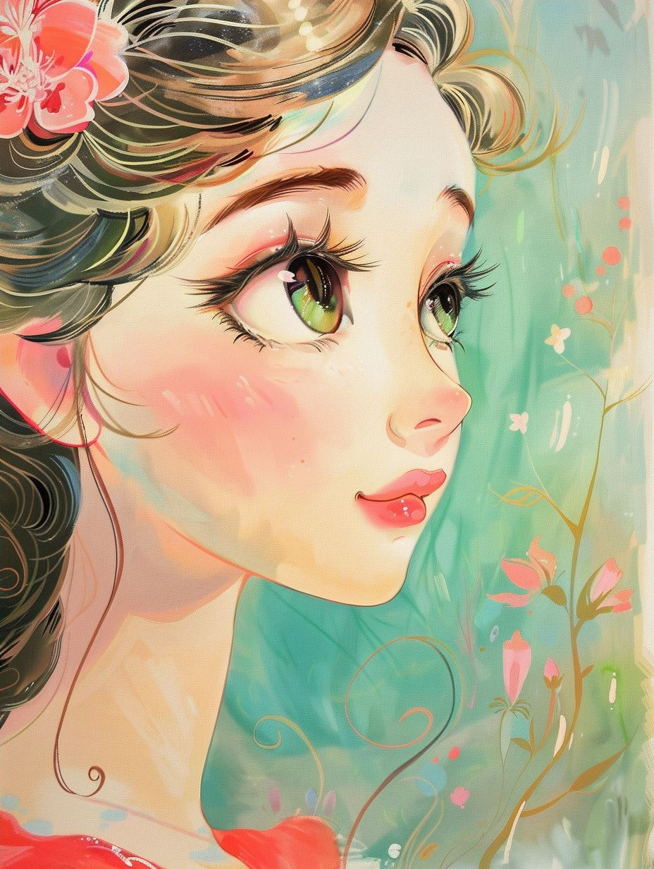 Ethereal Gazes: A Digital Art Collection - Image 4