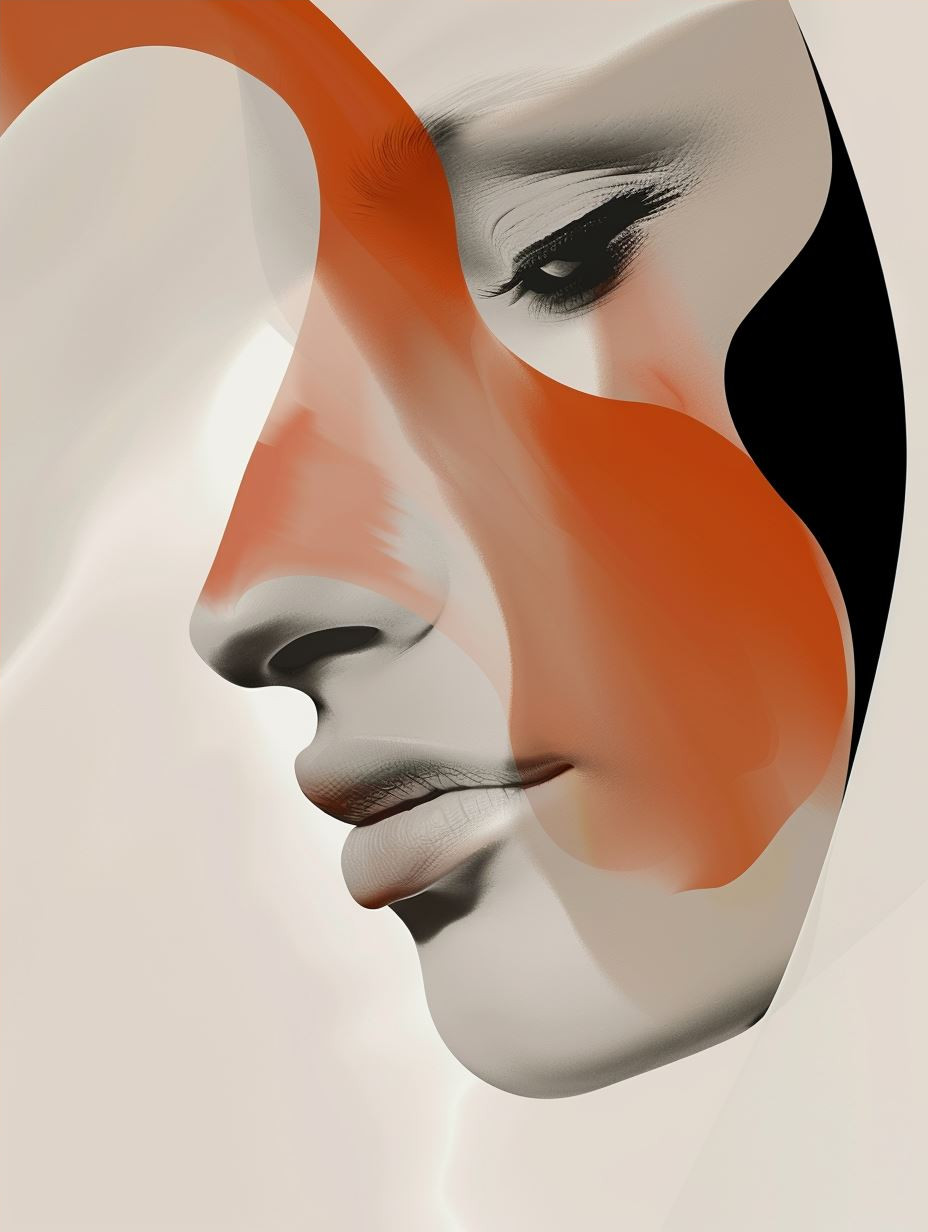 Abstract Ethereal Facial Fragments - Image 4