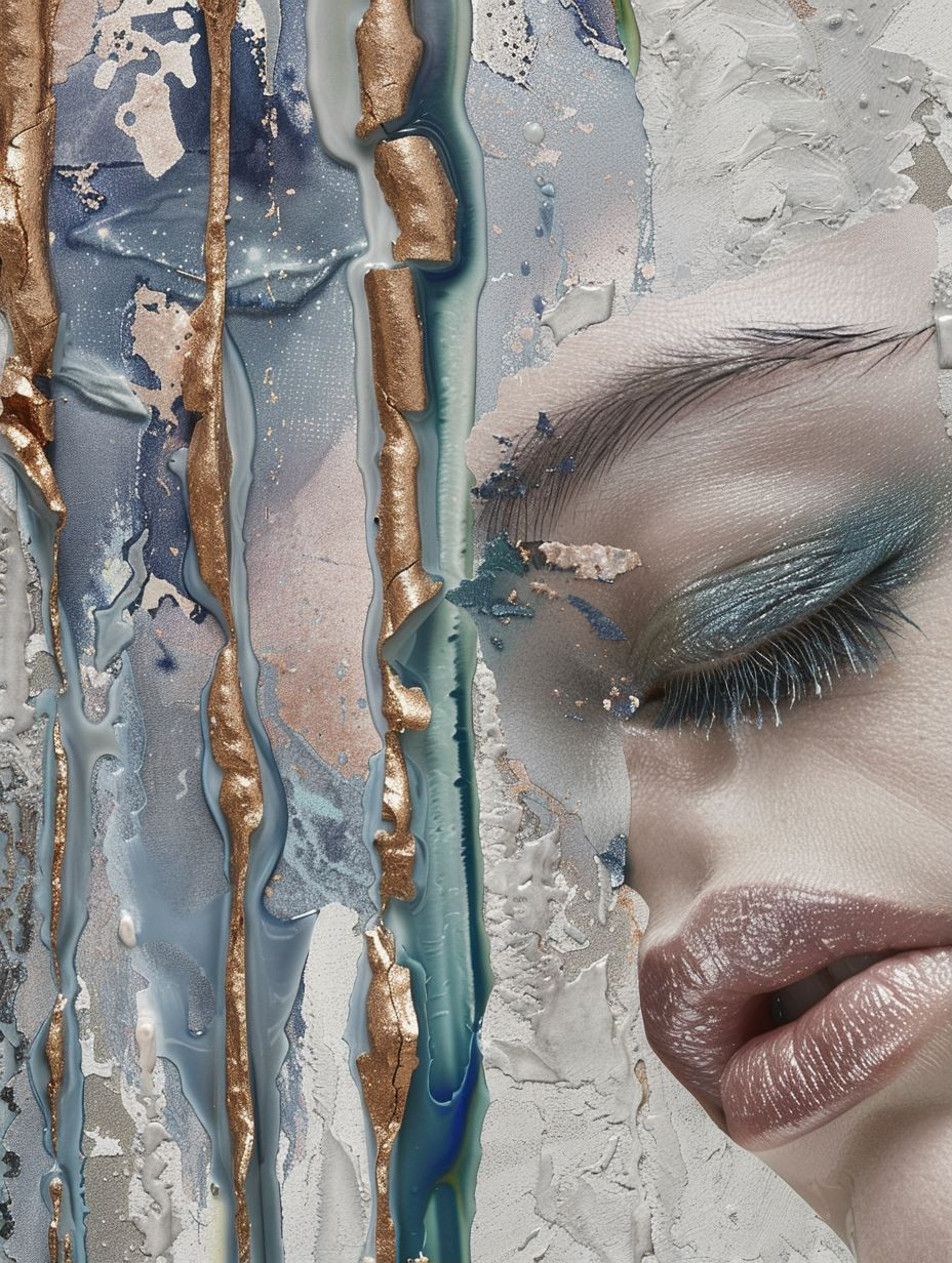 Fragmented Ethereal Porcelain Portraits - Image 1