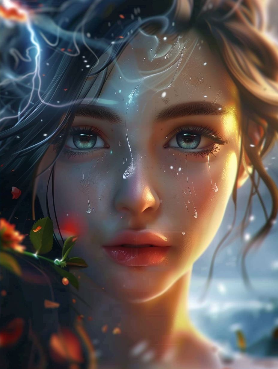 Ethereal Underwater Portrait Glow - Image 2