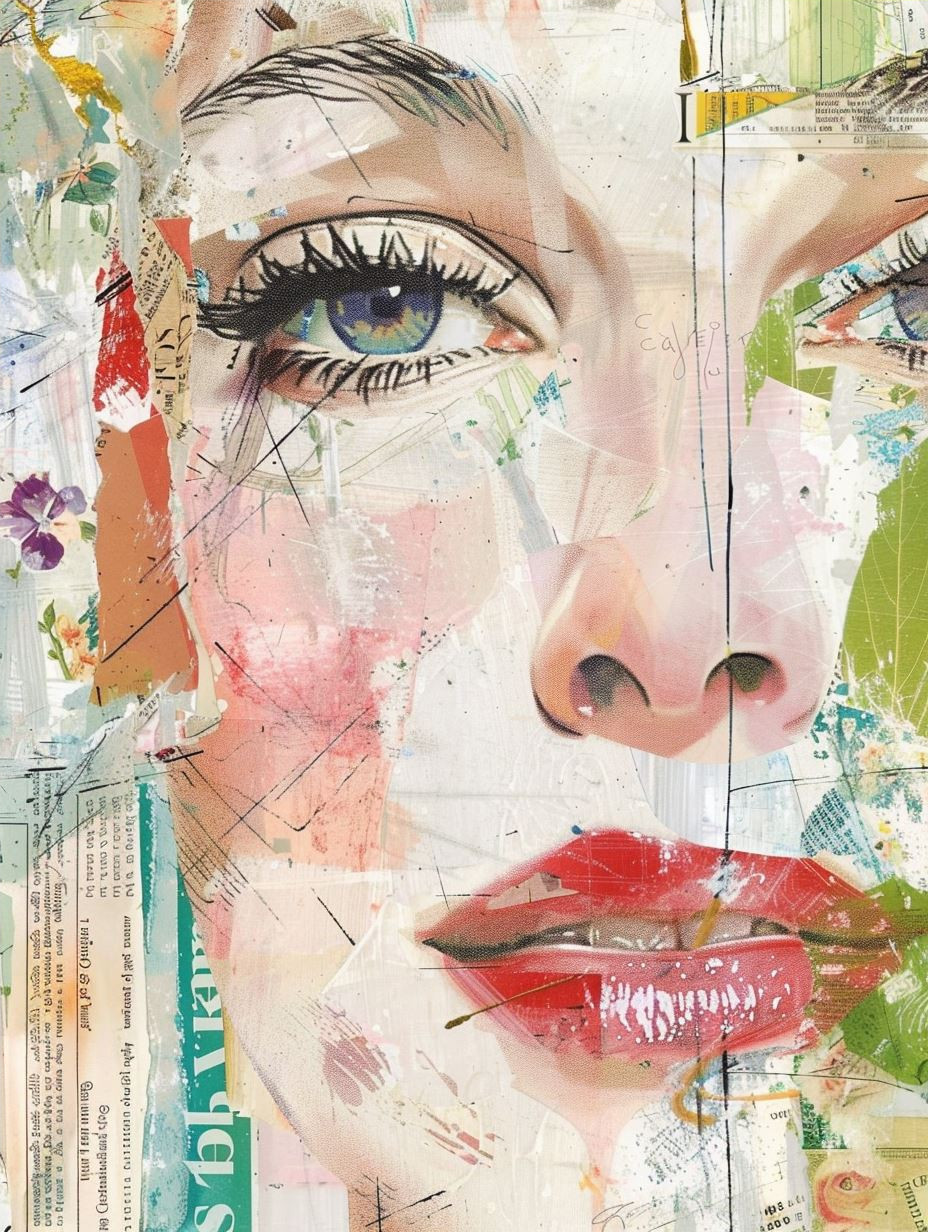 Ethereal Floral Portrait Fragments - Image 4