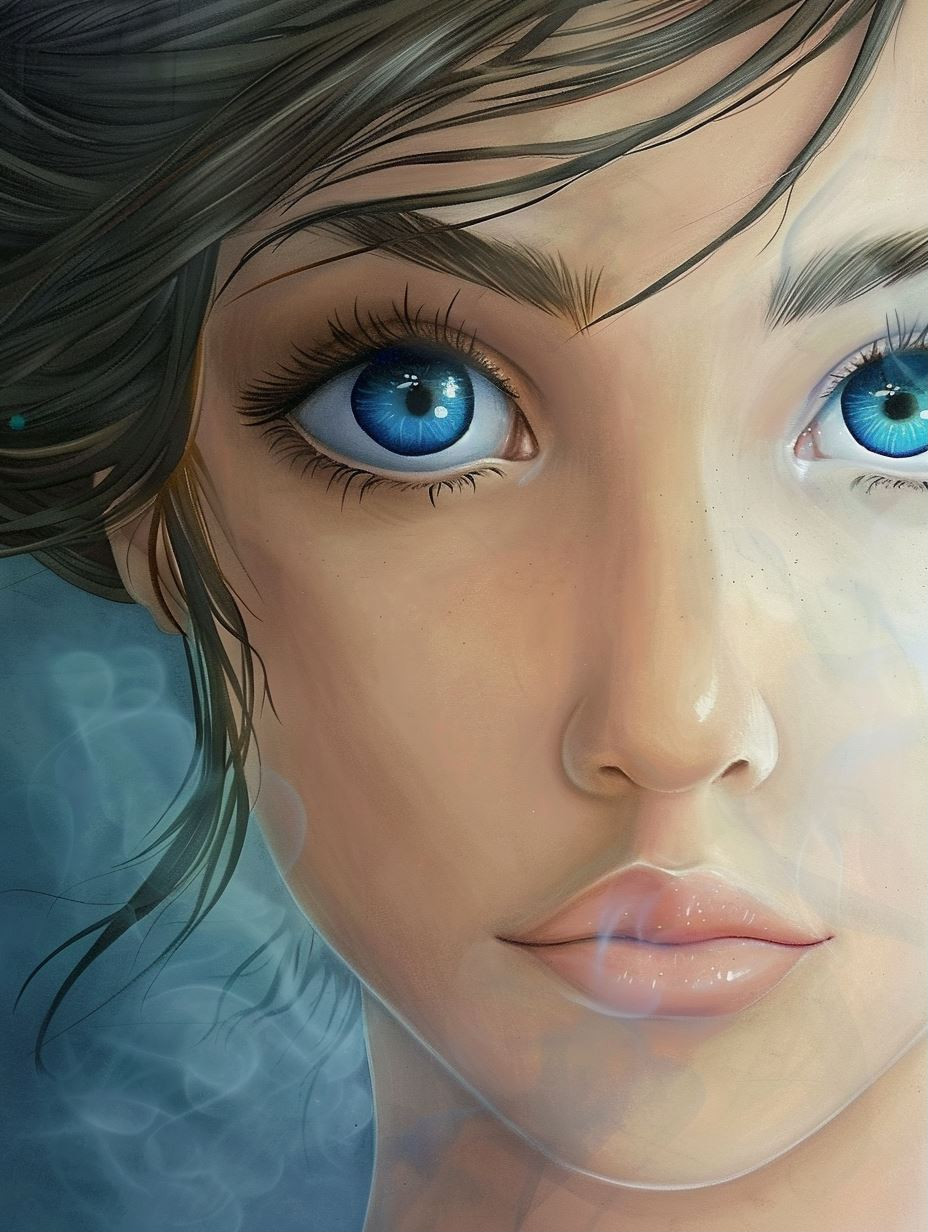 Ethereal Visions: Digital Portrait Studies - Image 1