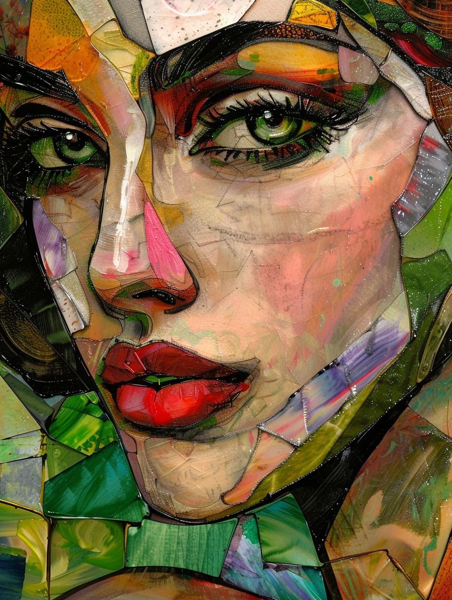 Fragmented Mosaic Portrait of Soul - Image 2