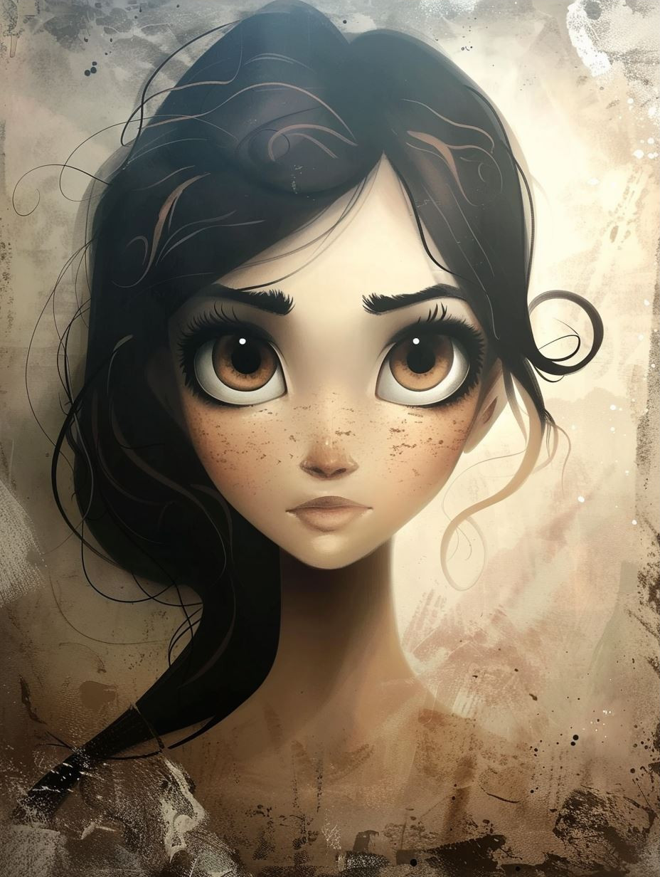 Whimsical Gazes: A Digital Art Study - Image 3