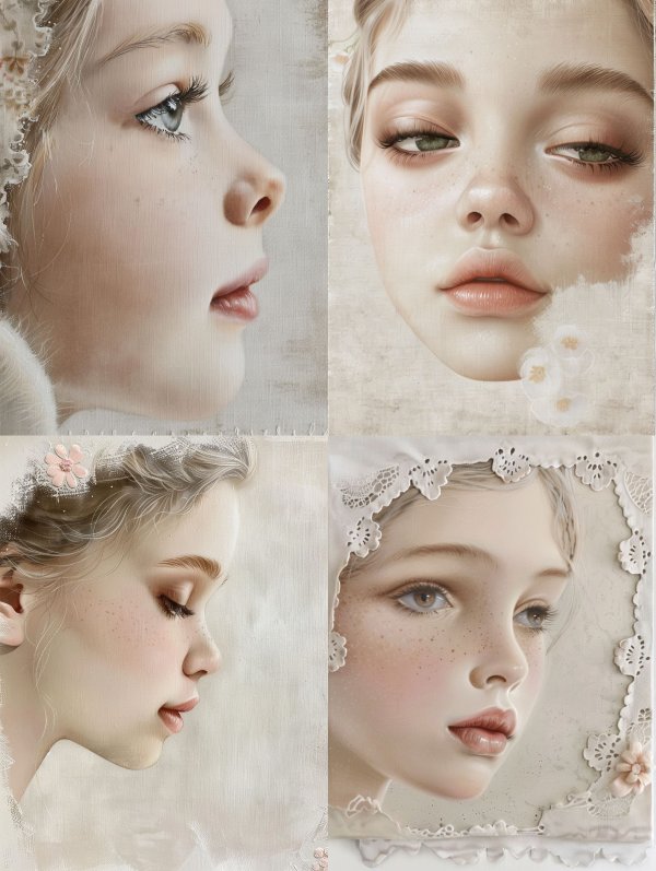Ethereal Portraits of Serene Beauty