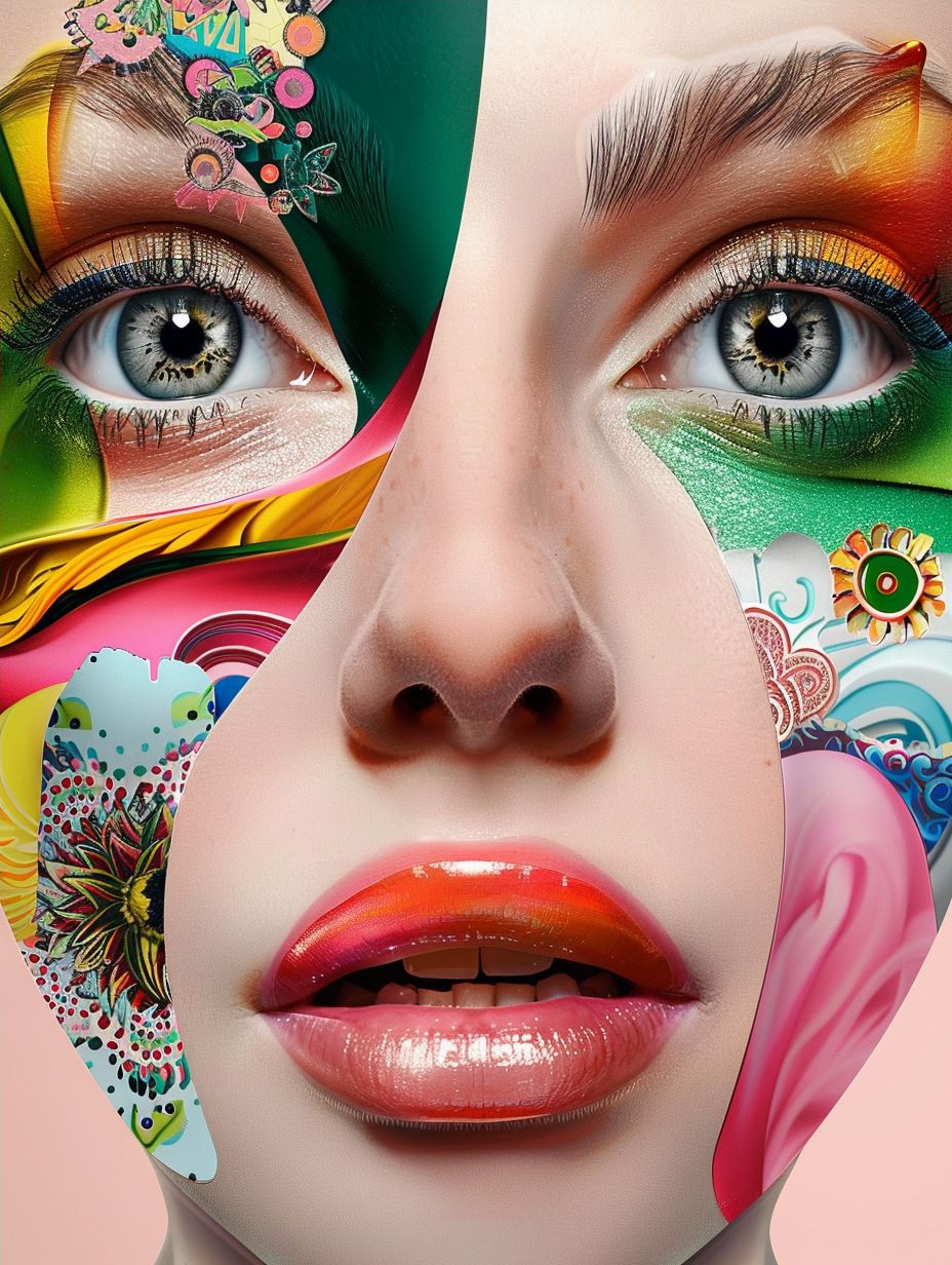 Surrealist Prism Portrait Art - Image 4