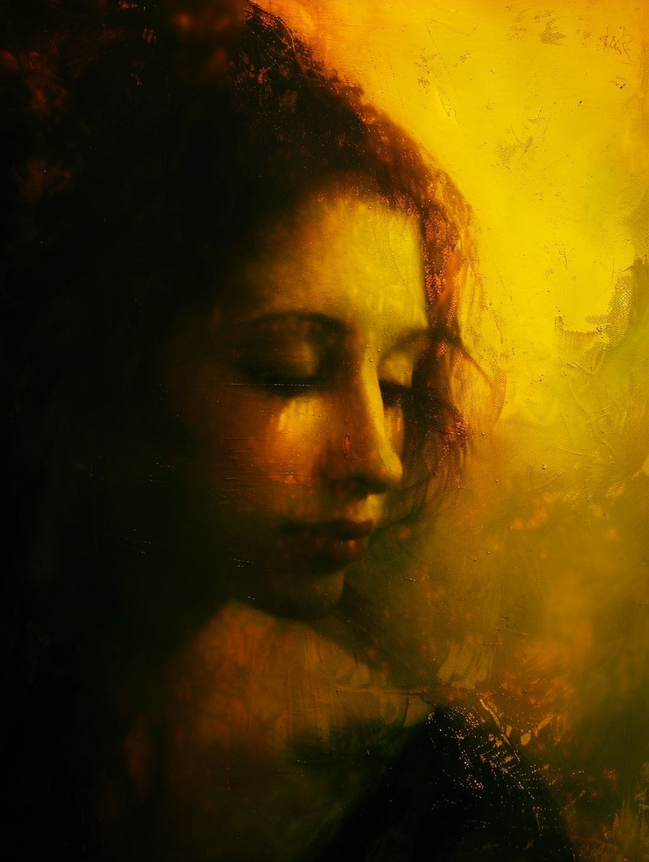 Golden Hour Shadow Portrait - Image 4