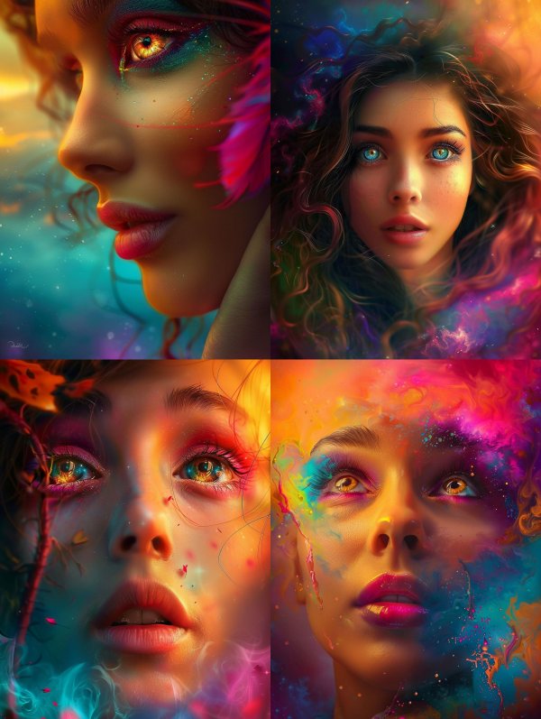 Vibrant Visions of Ethereal Beauty