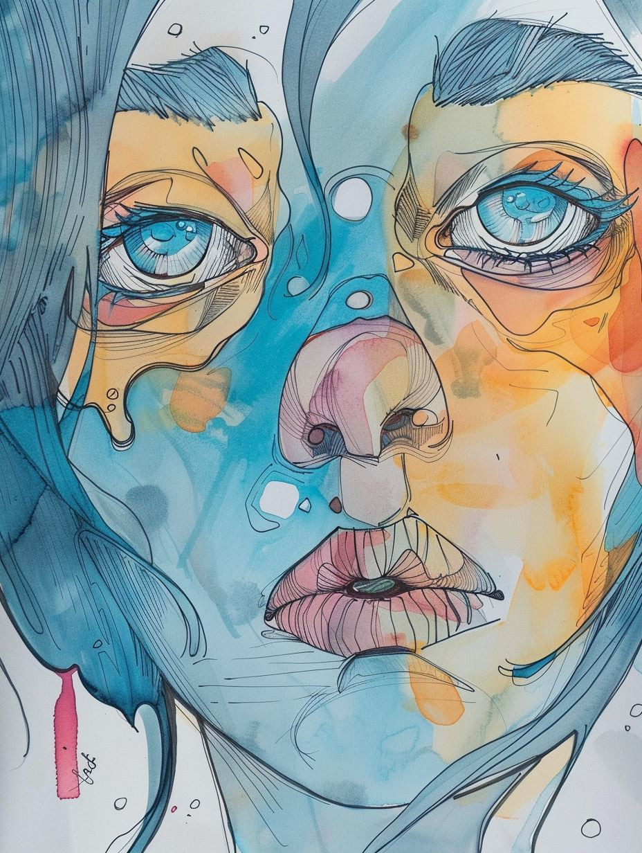 Ethereal Visions in Watercolor - Image 1