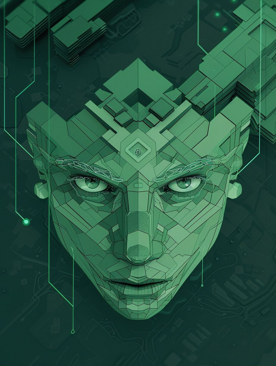 Digital Blueprint of Synthetic Souls - Image 1