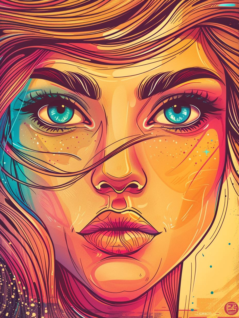 Vibrant Visions of a Modern Muse - Image 3
