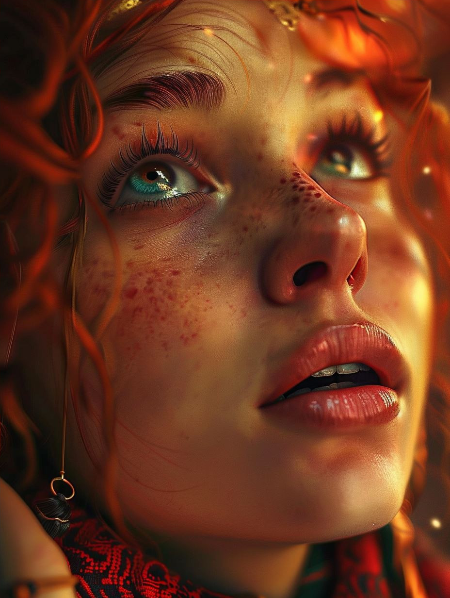 Mystic Gazes: A Study of Ethereal Beauty - Image 4