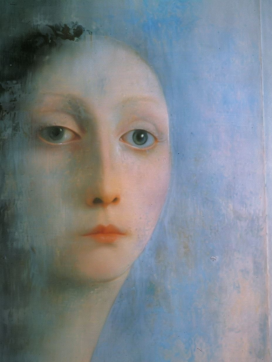Ethereal Pale Portraiture Study - Image 1