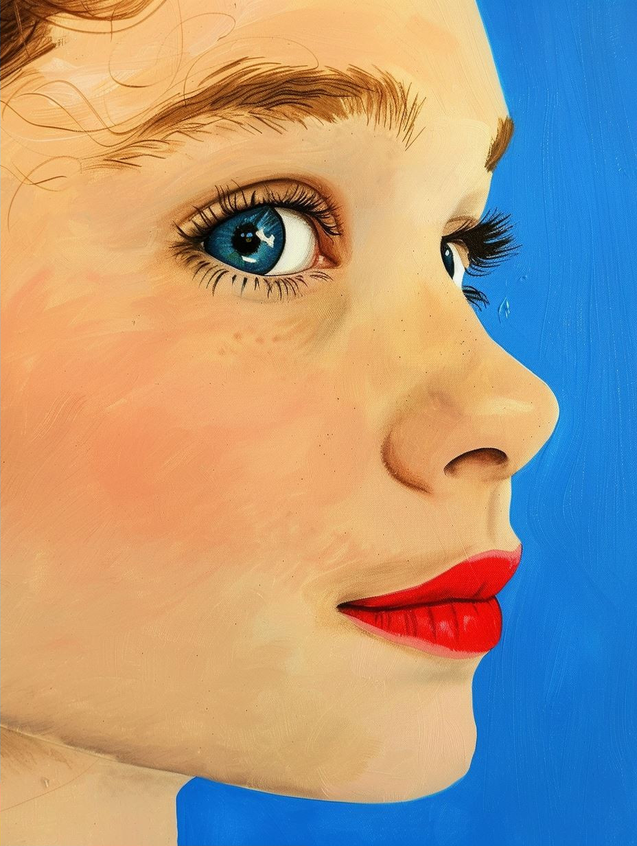 Azure Gazes: A Study in Blue - Image 2
