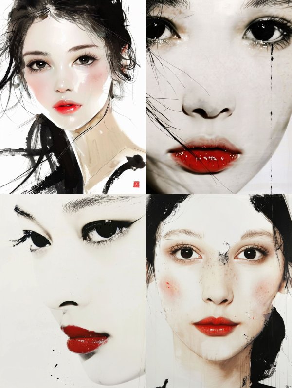 Ethereal Visions of Modern Asian Beauty