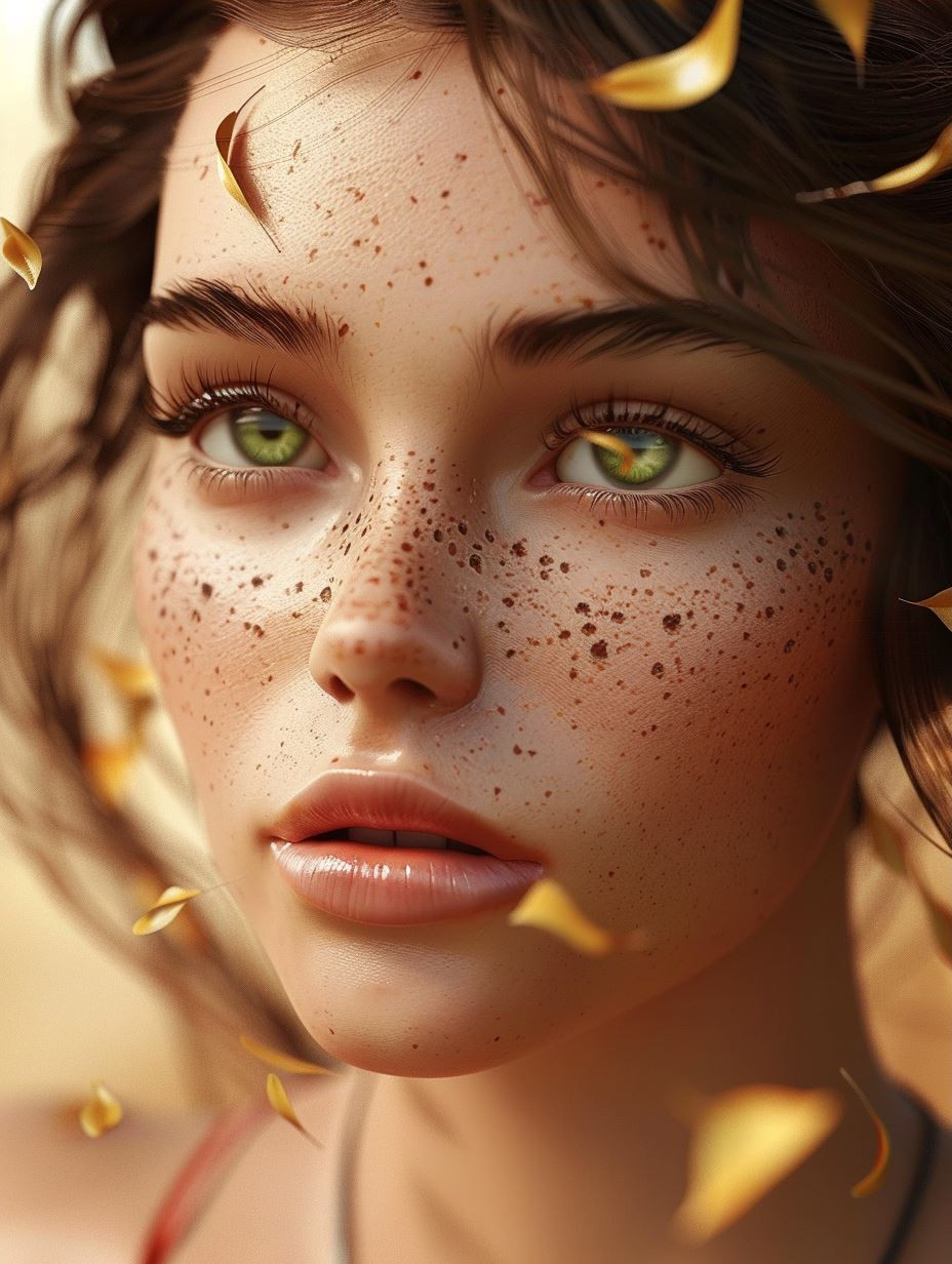 Hyper-Realistic Sun-Kissed Portrait - Image 3