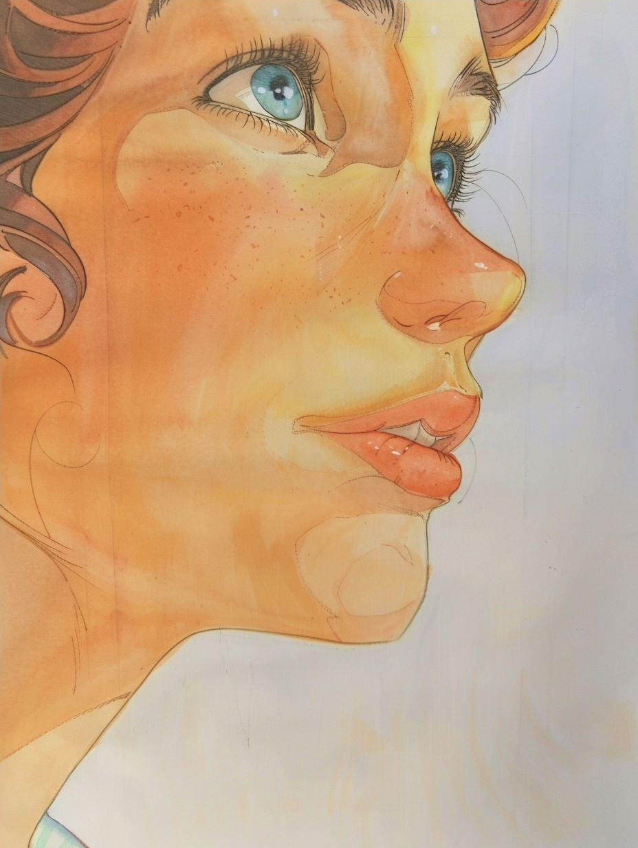 Ethereal Glow: Four Portraits of a Muse - Image 4