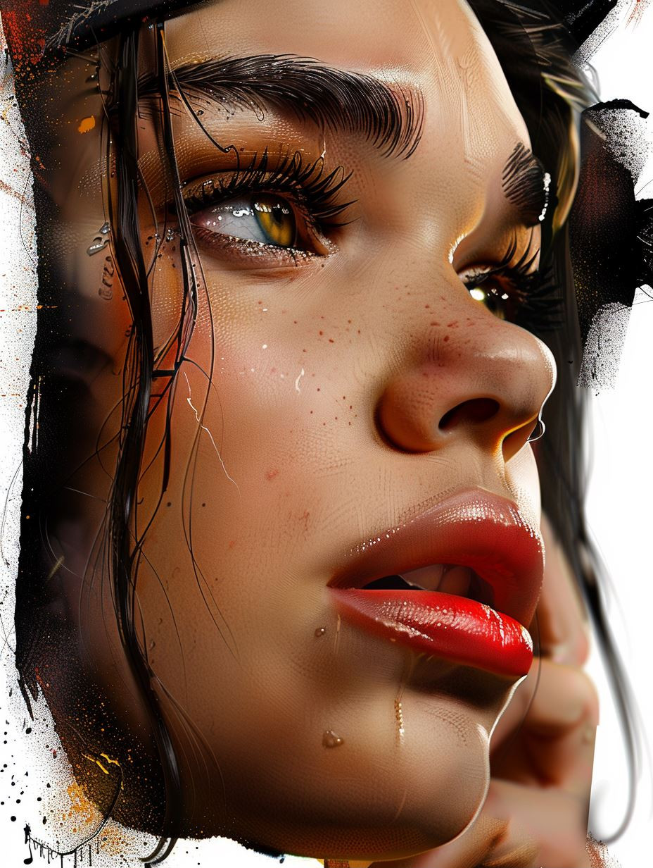 Surrealist Fragmented Beauty Portraits - Image 1