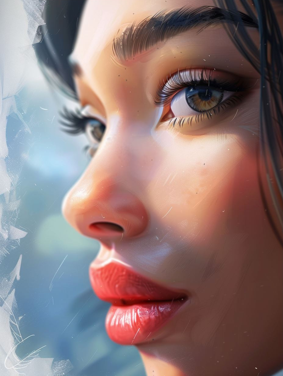 Ethereal Luminous Portrait Study - Image 3
