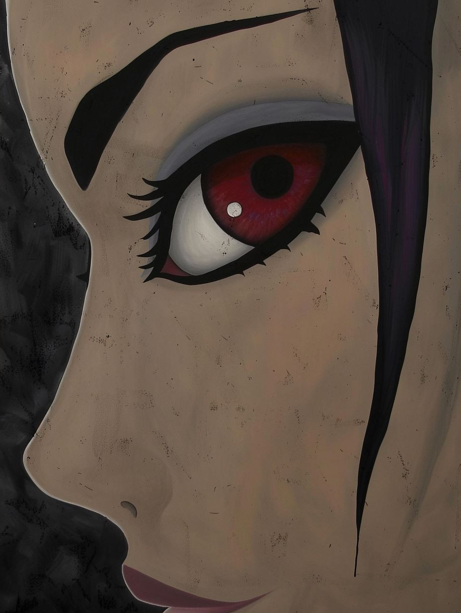 Dark Ethereal Anime Portrait - Image 2