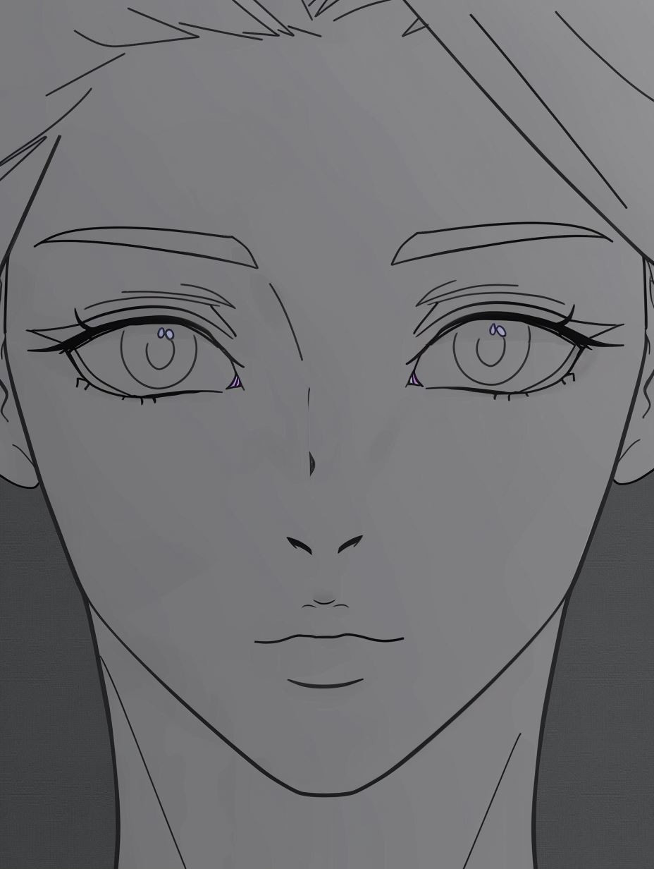 Grim Monochrome Manga Sketch - Image 2
