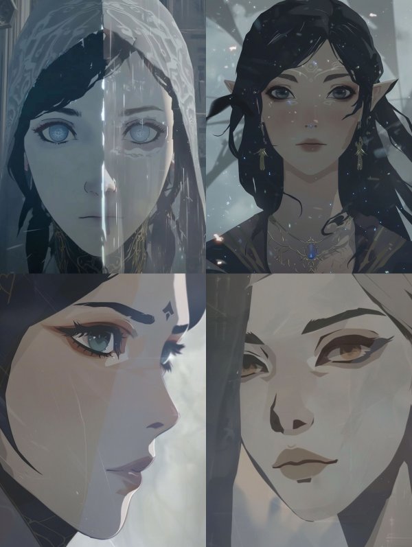 Fractured Soul Ethereal Portrait